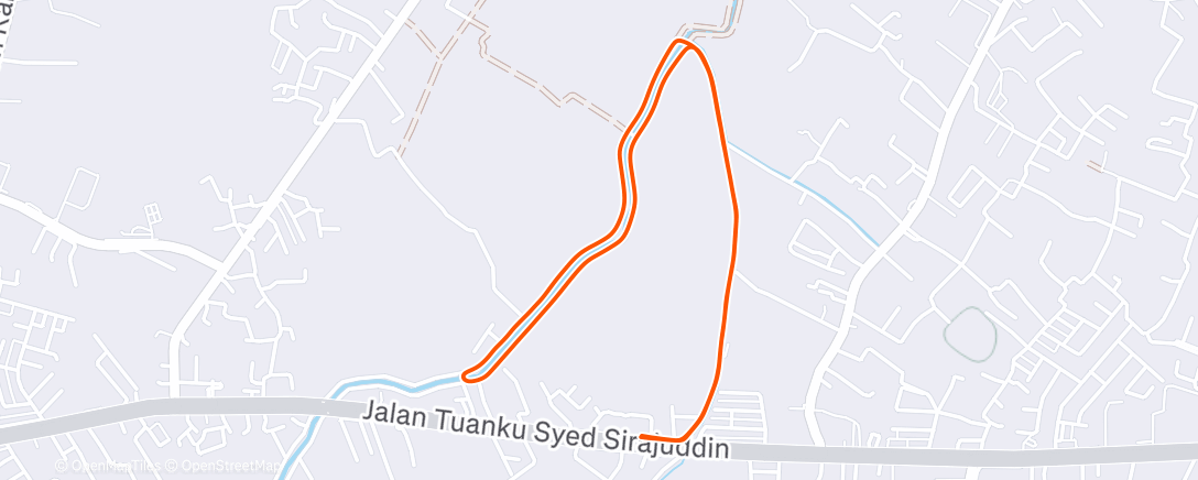Map of the activity, Morning Walk