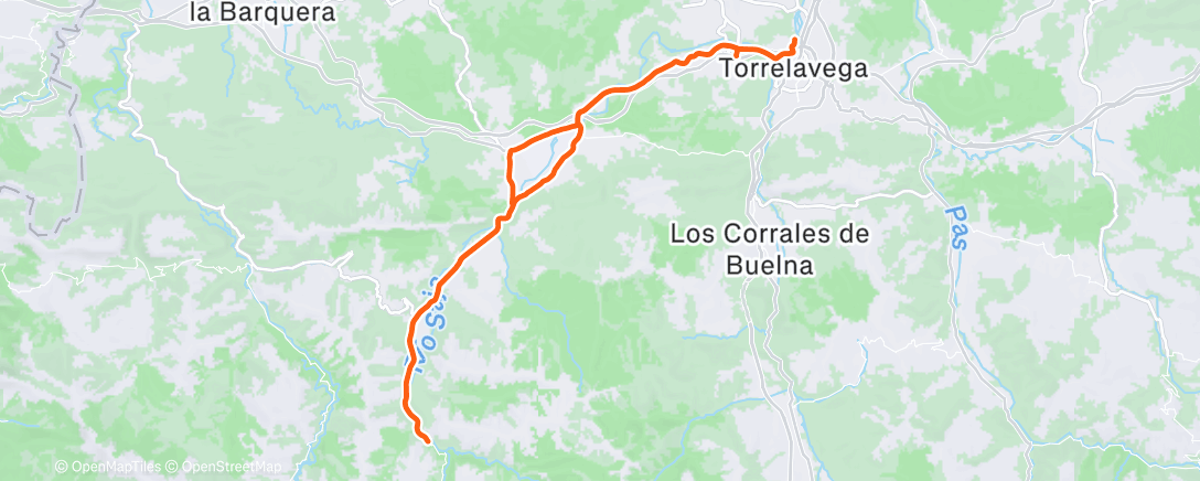 Карта физической активности (Morning Ride)