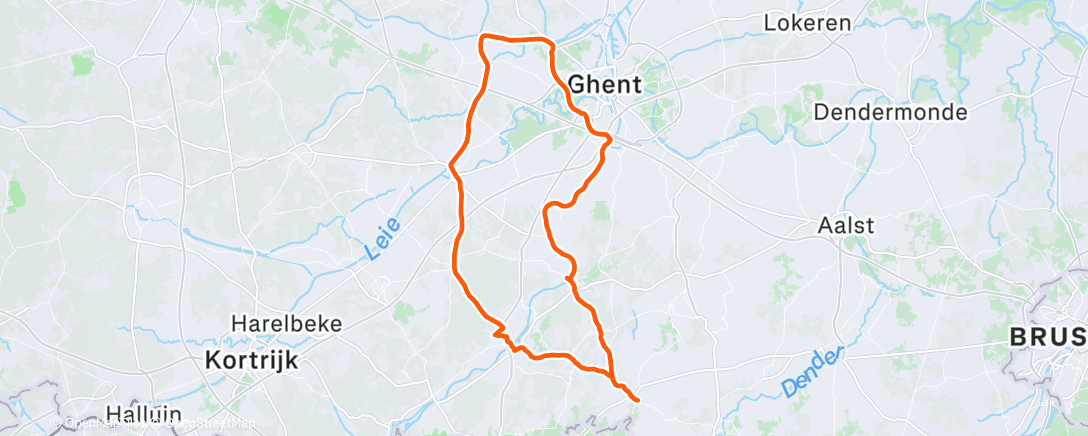 Map of the activity, Duust keer beter als de Bernia in de regen