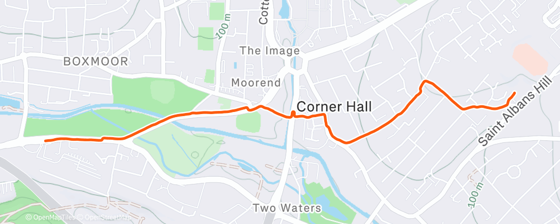 Карта физической активности (Evening Walk)