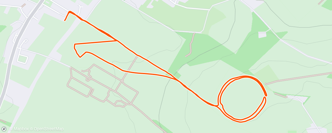 Map of the activity, Figsbury challenge