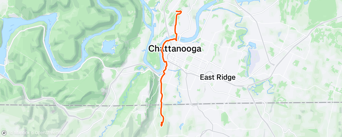 Map of the activity, Afternoon Ride