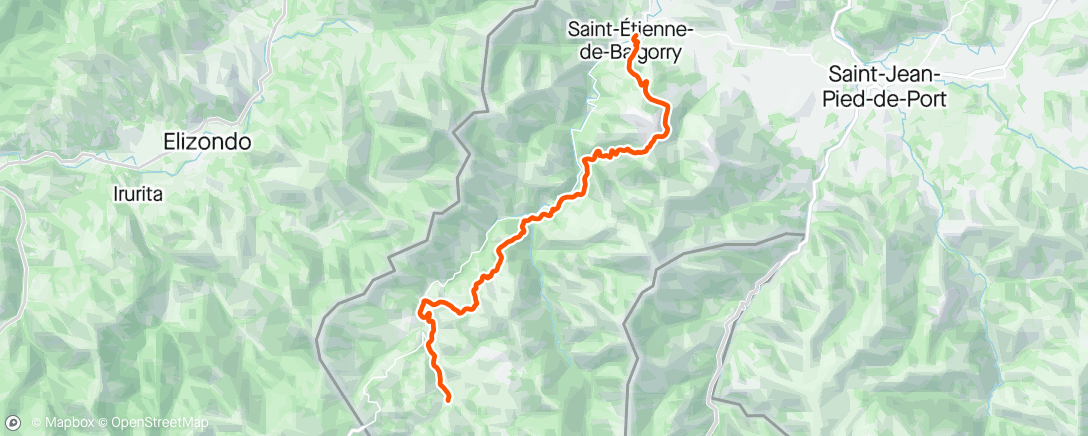 Map of the activity, Trail gourmand @Euskal Trail - partie 2 / 2 25 km du samedi