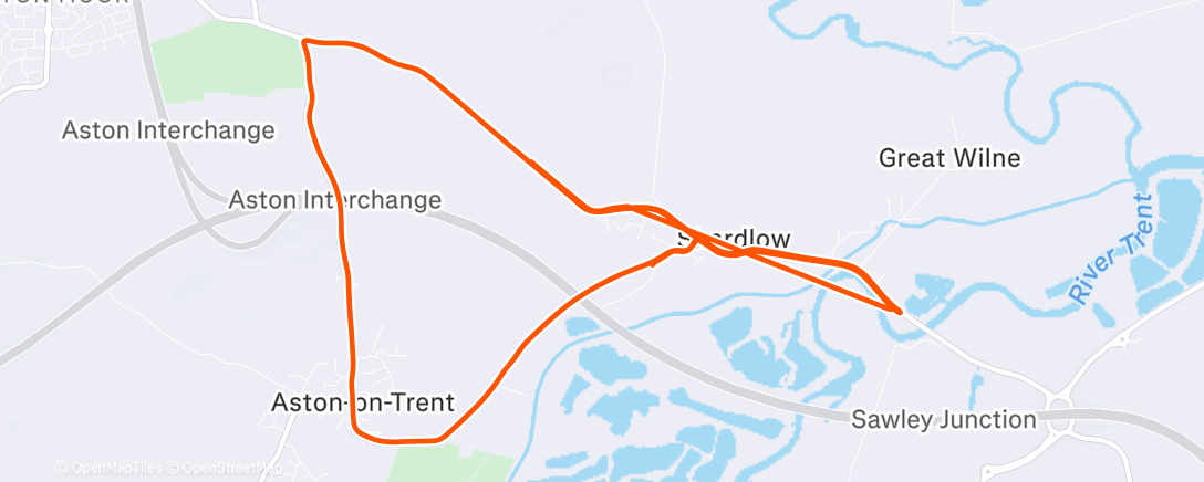 Карта физической активности (Morning Ride)