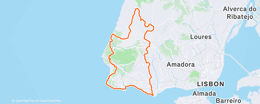 Карта физической активности (Morning Ride)