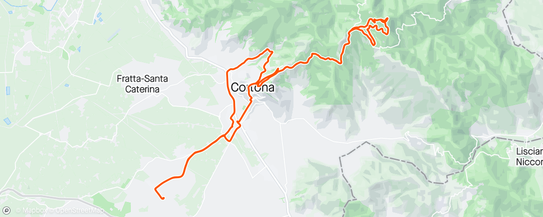 Map of the activity, Catrosse  - Cerventosa