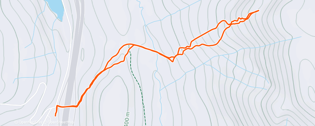 Map of the activity, V chill hippie trees w/ Zak
