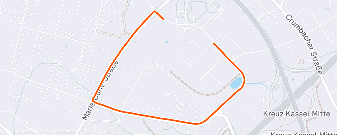 Map of the activity, Mittagspaziergang
