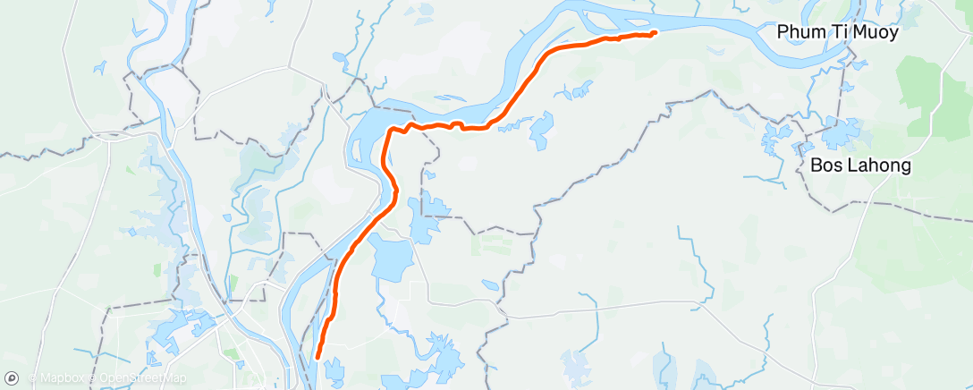 Map of the activity, Morning Ride