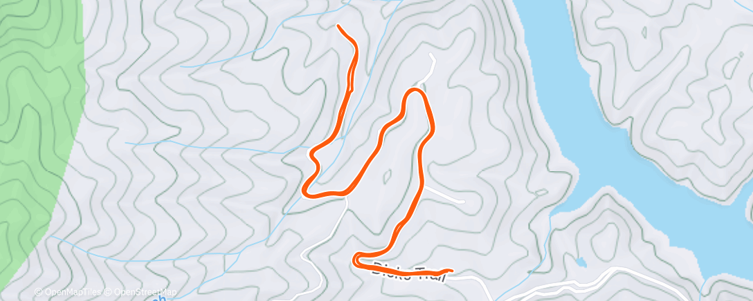 Map of the activity, Morning Walk