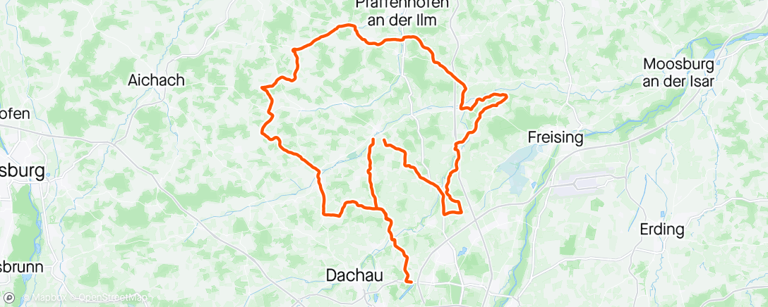 Map of the activity, Ausfahrt mit Morgane