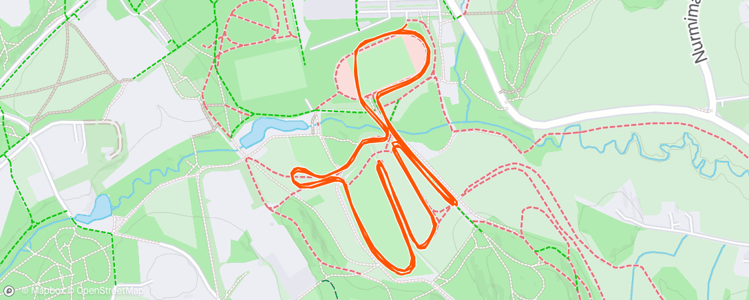 Map of the activity, Håkansböle, klassisk stil