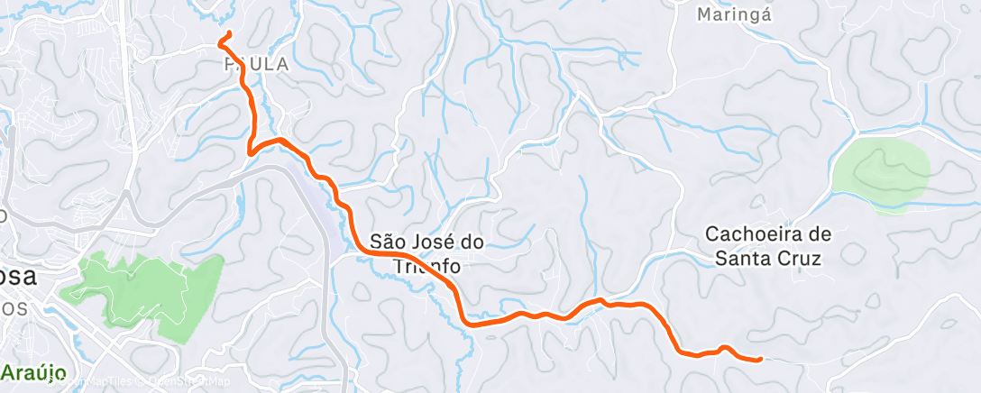 Карта физической активности (Último giro de sábado de 2025)