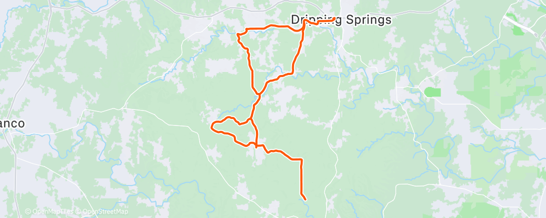Map of the activity, Morning Ride
