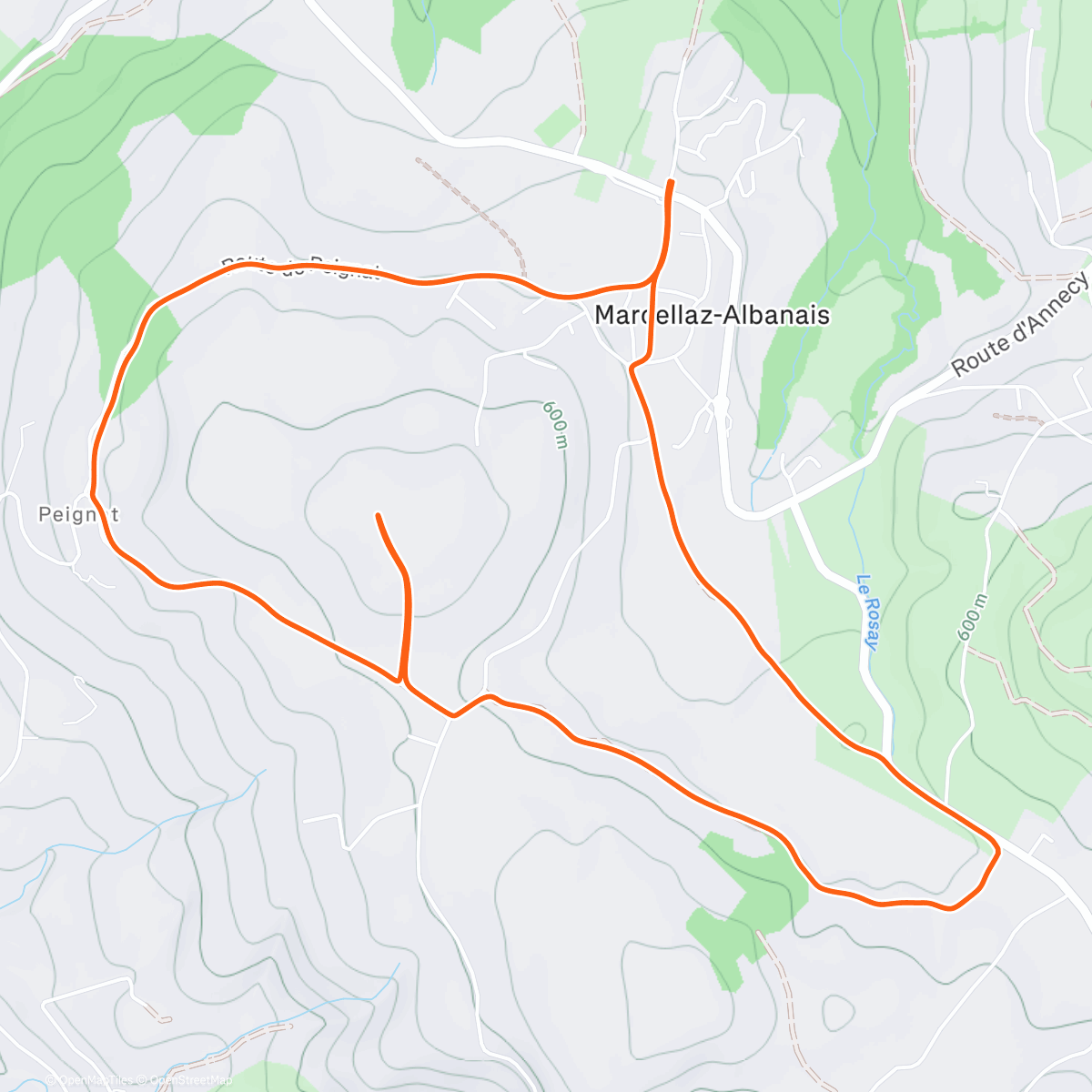 Map of the activity, Lunch break