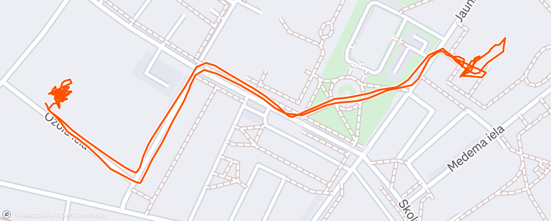 Map of the activity, Velosezona beidzās 🙄