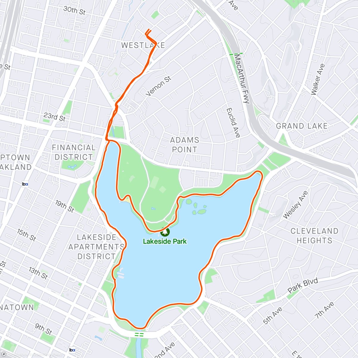Mapa da atividade, Morning 📷 Run