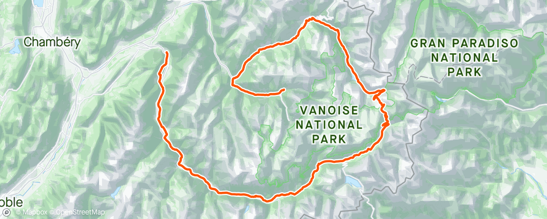 Mappa dell'attività Sortie vélo le matin