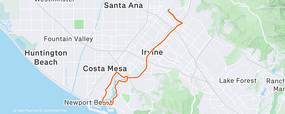 Map of the activity, Back bay