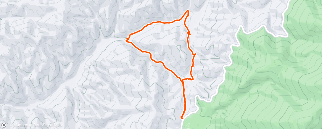 Map of the activity, Borrego Bear Wallow
