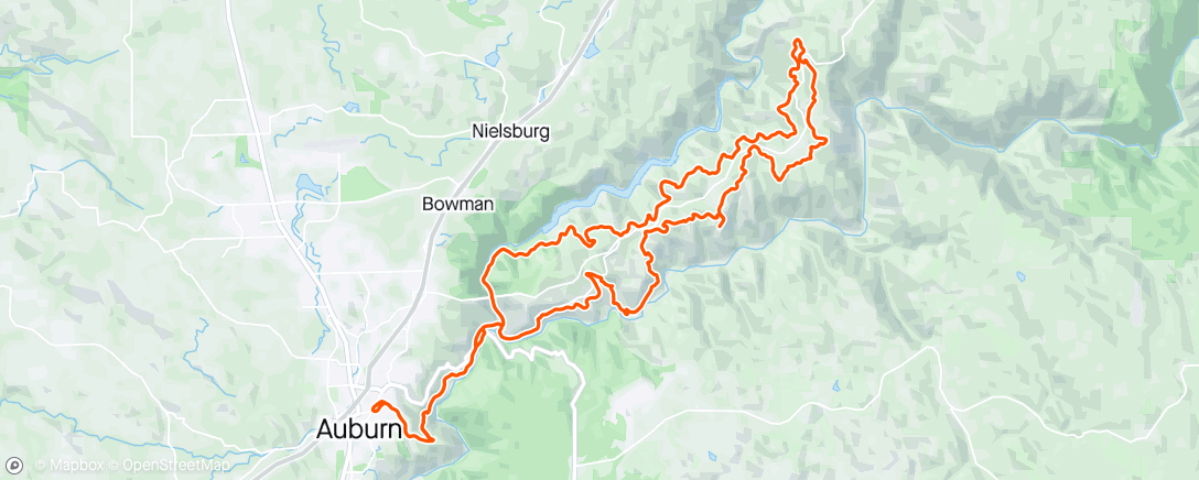 Map of the activity, Canyons 50K by UTMB
