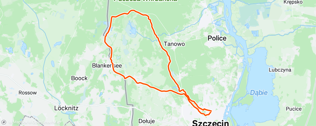 Map of the activity, ŚWIDWIESEE