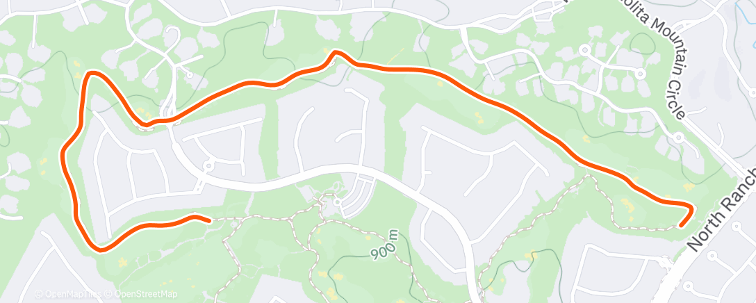 アクティビティ「Morning Run」の地図