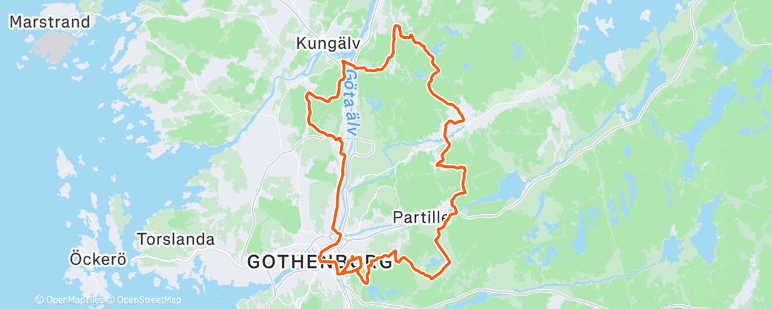 Карта физической активности (Morning Gravel Ride)