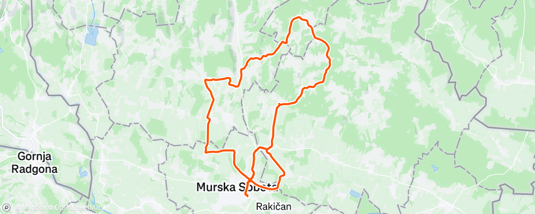 Map of the activity, Špica