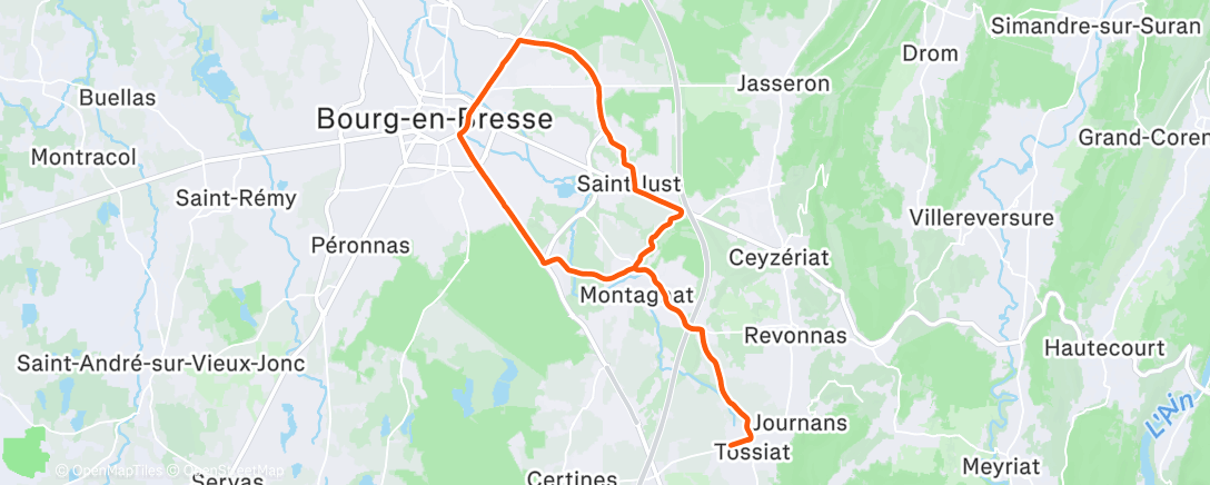 Карта физической активности (Test nouvelles chaussures)