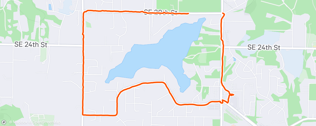 Map of the activity, Morning Walk