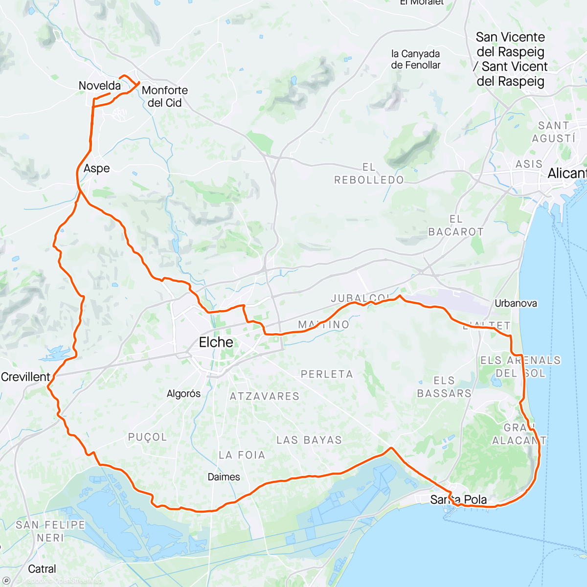 Map of the activity, Day 7 -  A trip to the seaside