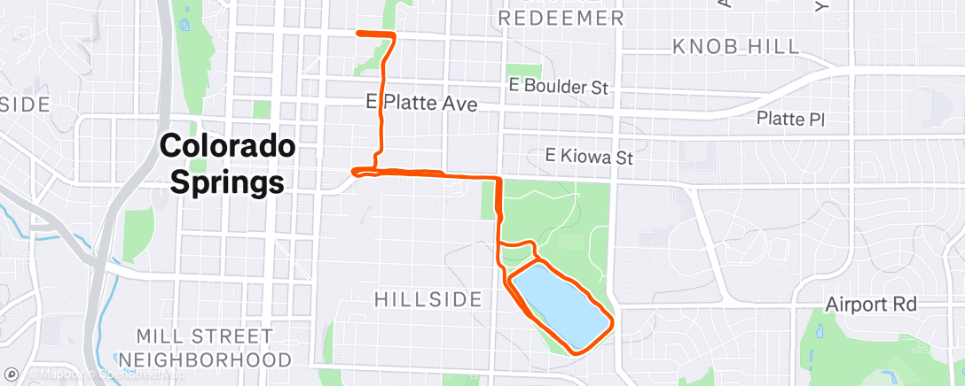 Mappa dell'attività Prospect Lake x 20 basically 😂