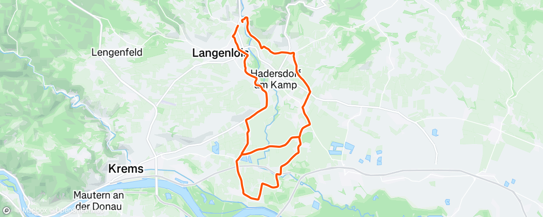 Map of the activity, Fahrt am Nachmittag