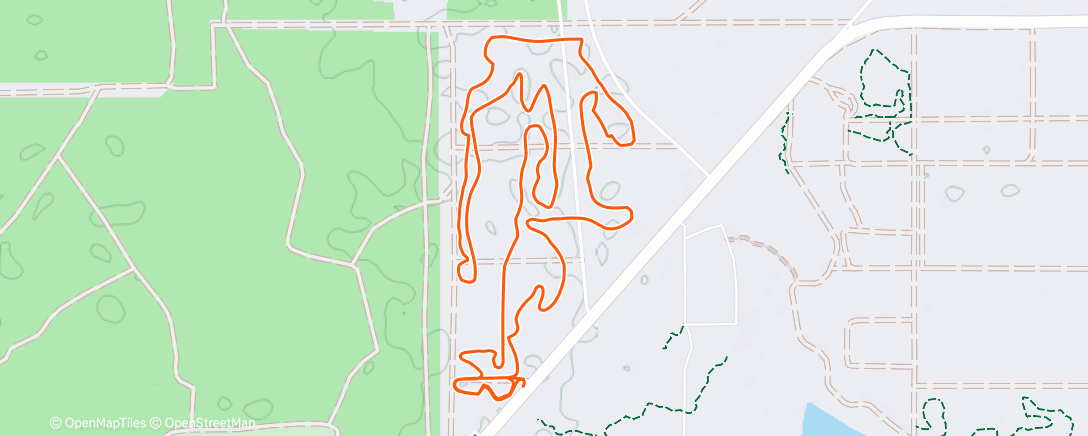 Map of the activity, Morning Ride