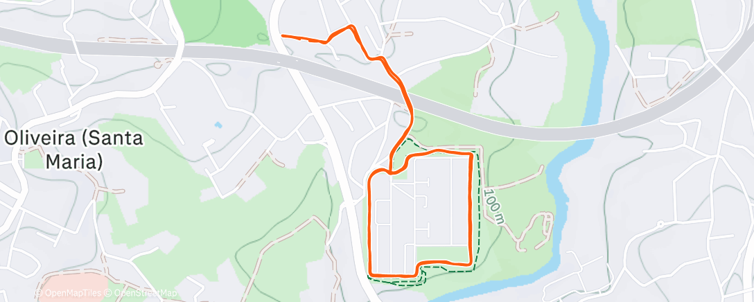 Карта физической активности (Afternoon Run)