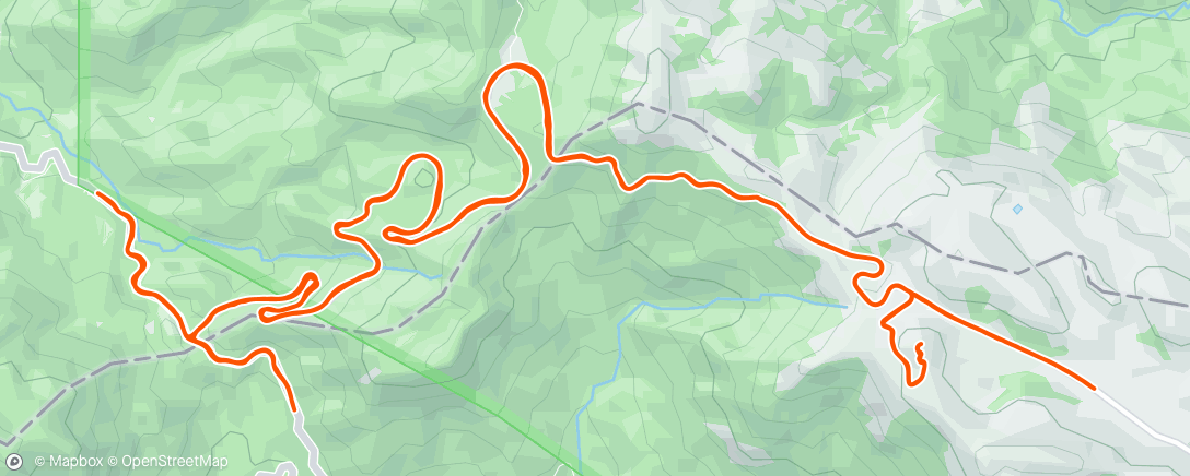 Map of the activity, Day 16 - Solo Camp