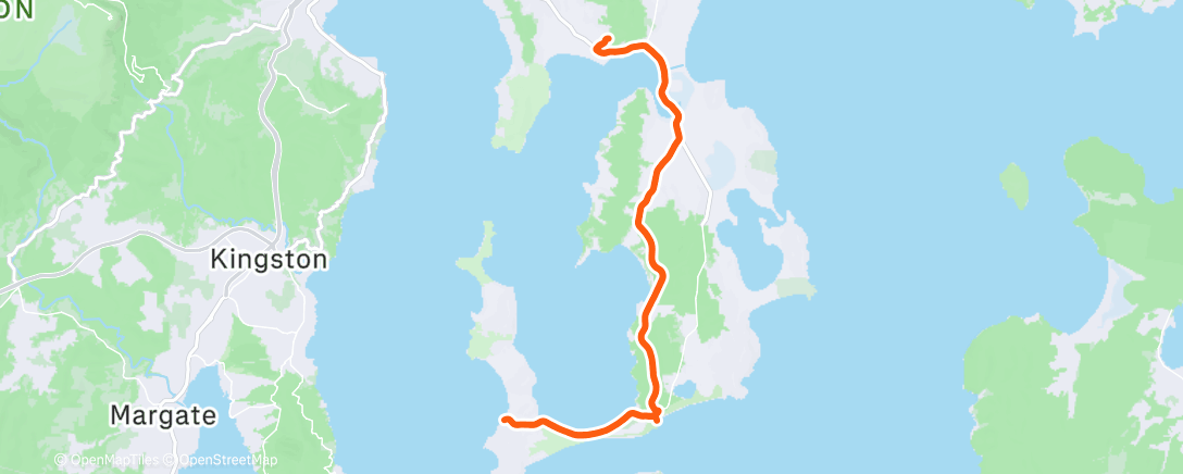 Map of the activity, Morning Ride