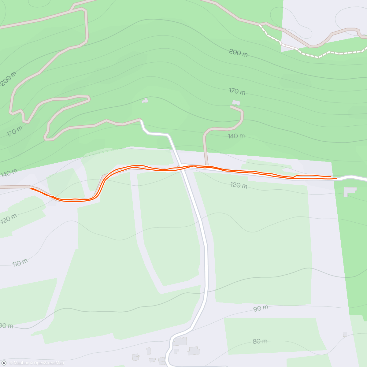 Map of the activity, Trail - Les Arcs en duo