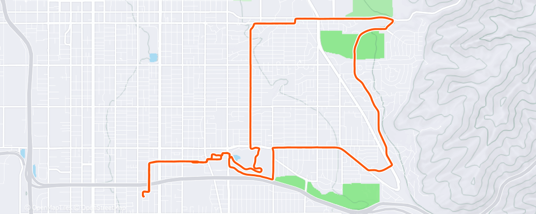 Map of the activity, Afternoon Ride