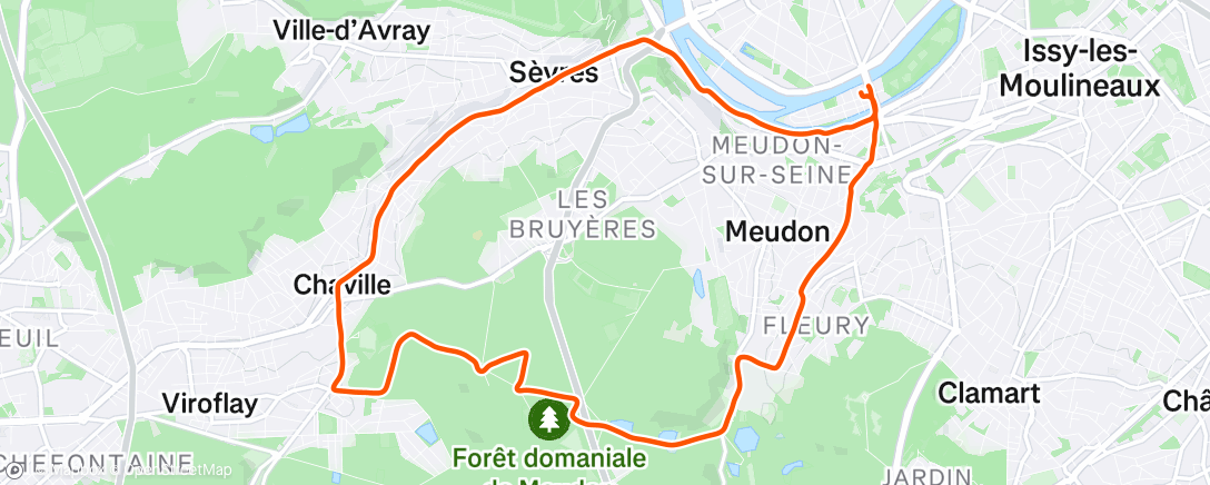 Map of the activity, Retour aux sources  - huaraches de 2013!