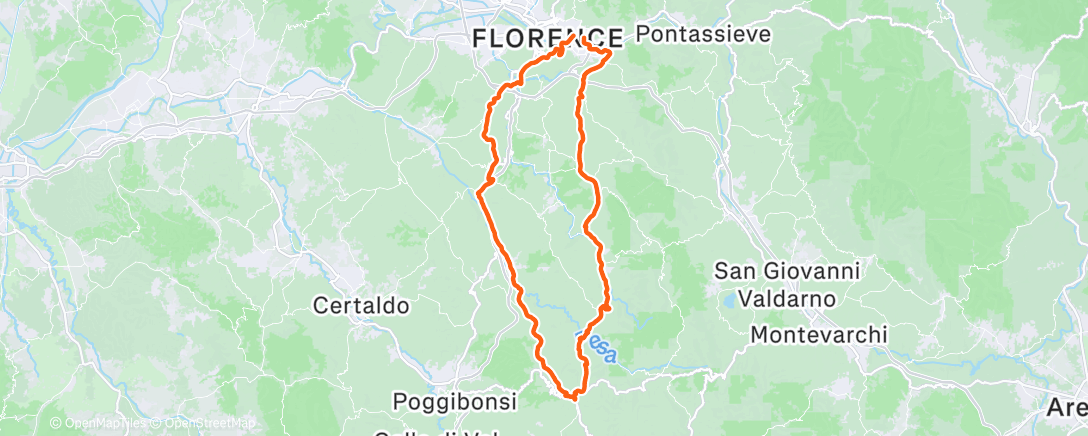 Карта физической активности (Pedalata mattutina)