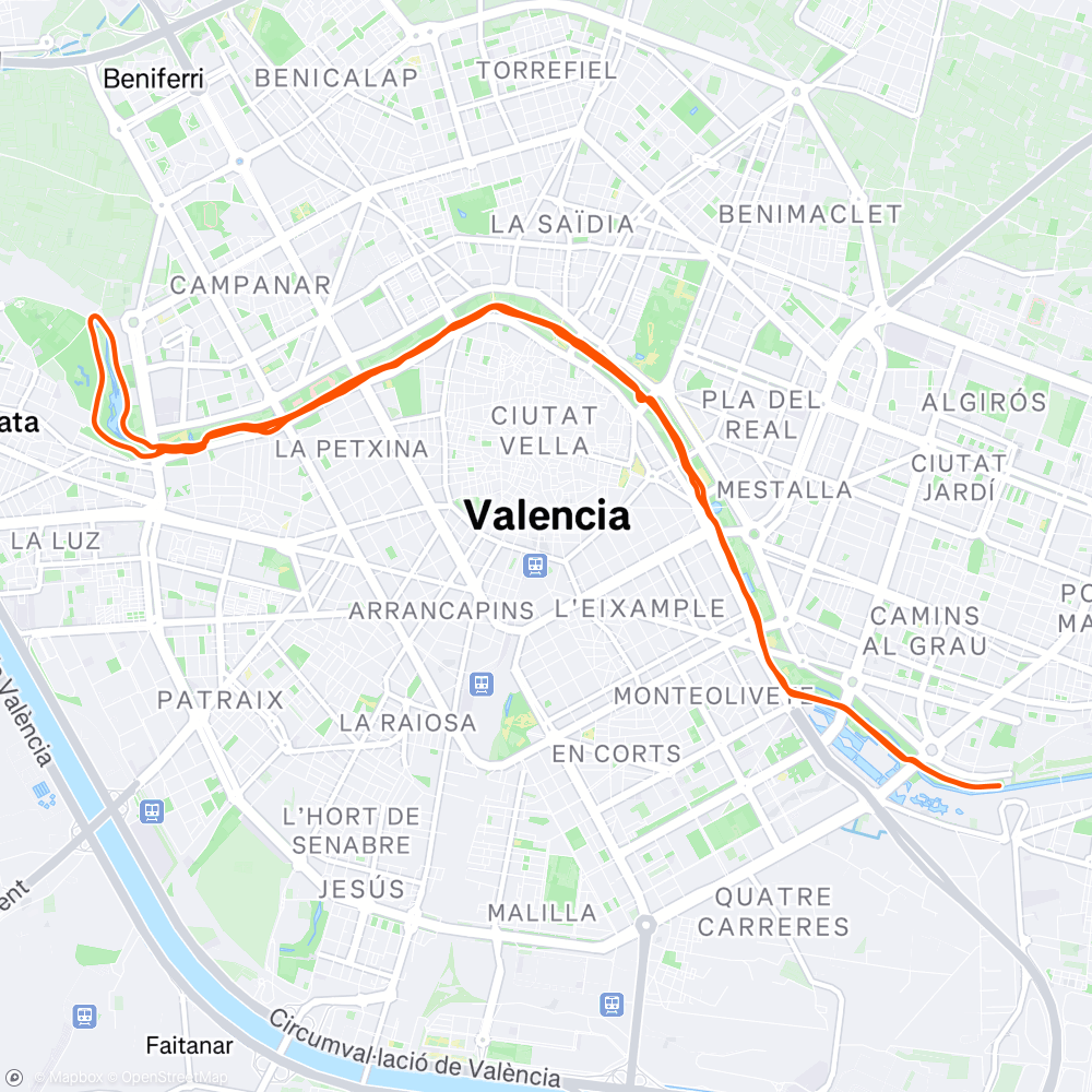 Map of the activity