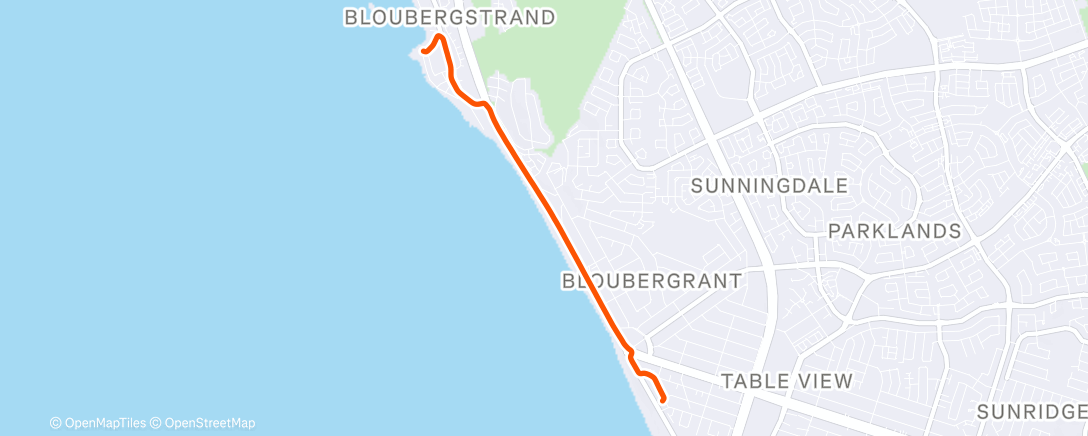 Map of the activity, Afternoon Ride