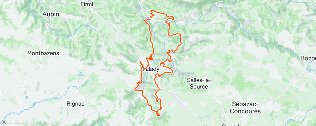 Carte de l'activité