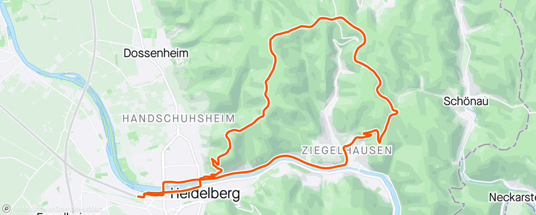 Map of the activity, Feierabend Runde