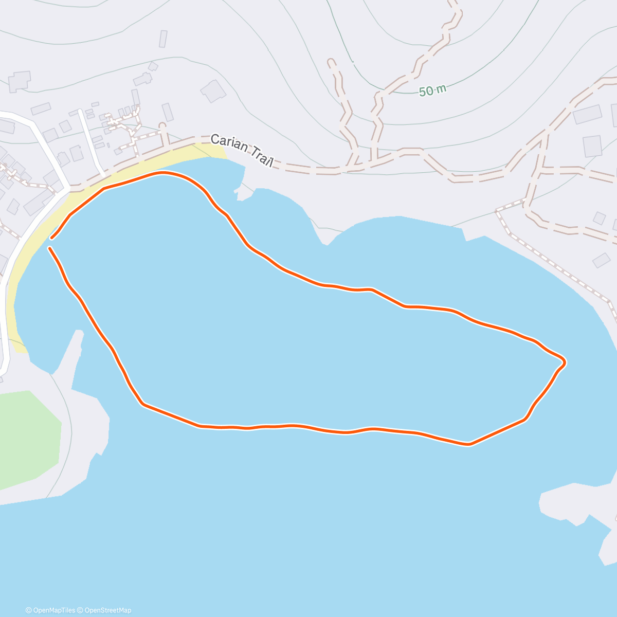 Карта физической активности (Afternoon Swim)