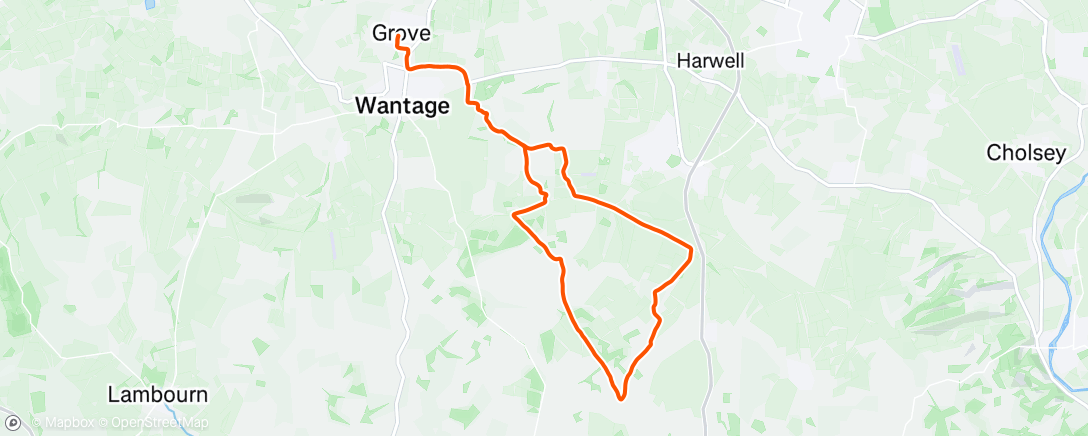 Map of the activity, Morning Mountain Bike Ride