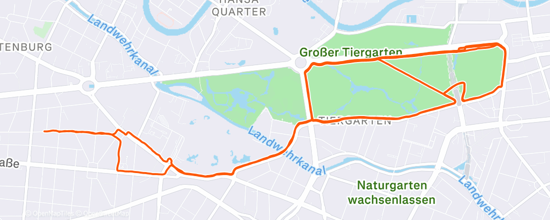 Карта физической активности (3k Wu + 5x 4k @4:52-4:50 with 1k recovery in between @5:45 +1.3k cd)