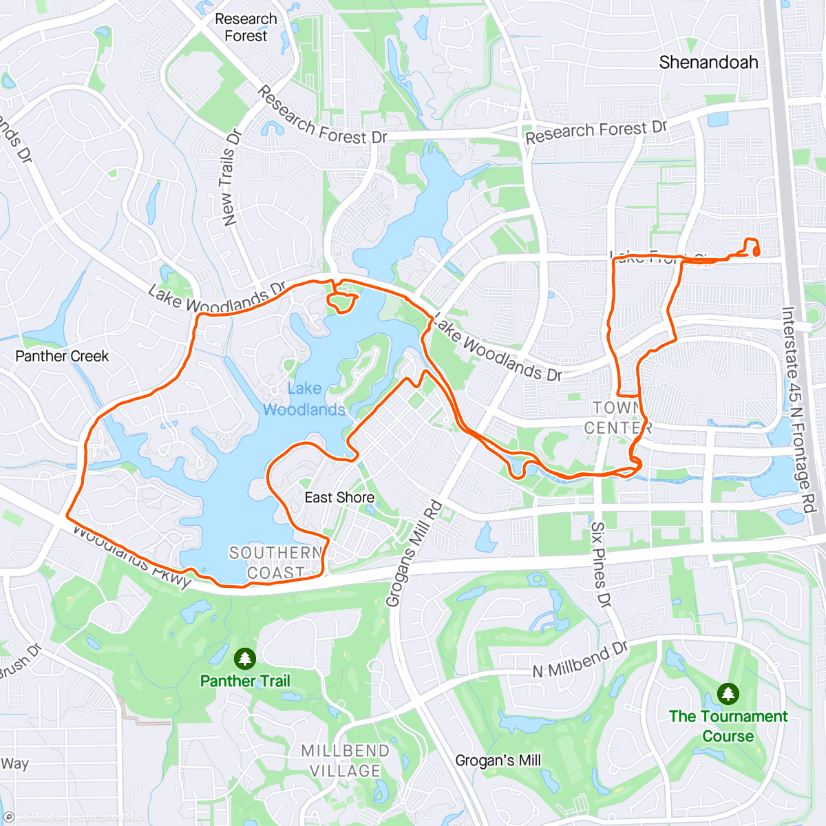 Map of the activity, IMTX run course. Don’t underestimate that humidity….wow
